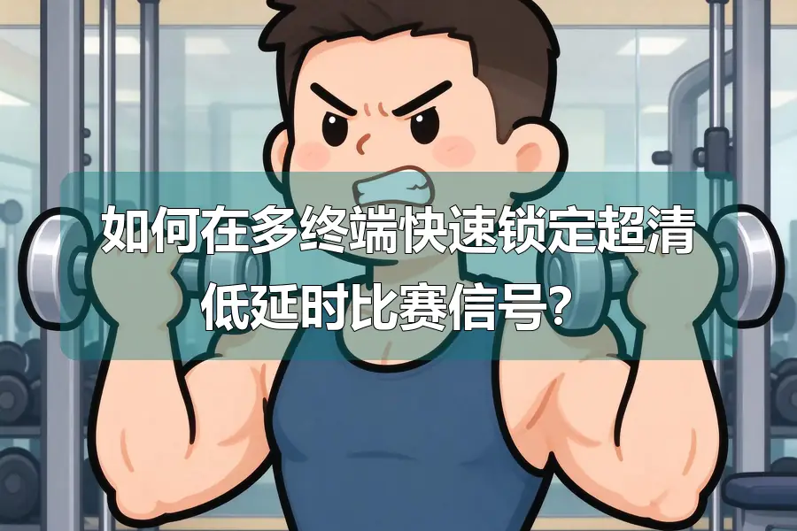 如何在多终端快速锁定超清低延时比赛信号?