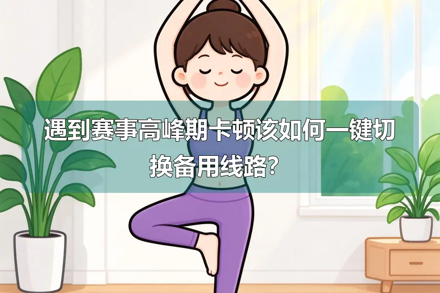 遇到赛事高峰期卡顿该如何一键切换备用线路?